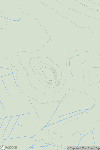 Thumbnail image for Lodge Hill [South Central England] showing contour plot for surrounding peak